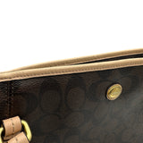 コーチ COACH シグネチャー トートバッグ F28365 ブラウン PVC レディース ショルダーバッグ