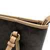 コーチ COACH シグネチャー トートバッグ F28365 ブラウン PVC レディース ショルダーバッグ
