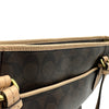 コーチ COACH シグネチャー トートバッグ F28365 ブラウン PVC レディース ショルダーバッグ