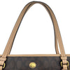 コーチ COACH シグネチャー トートバッグ F28365 ブラウン PVC レディース ショルダーバッグ