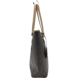コーチ COACH シグネチャー トートバッグ F28365 ブラウン PVC レディース ショルダーバッグ