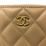 シャネル CHANEL マトラッセ　ミニカメラバッグ AP2426　31番台 ベージュ ゴールド金具 ラムスキン レディース ショルダーバッグ