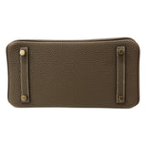 エルメス HERMES バーキン25 W刻 エトゥープ ゴールド金具 トゴ レディース ハンドバッグ