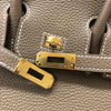 エルメス HERMES バーキン25 W刻 エトゥープ ゴールド金具 トゴ レディース ハンドバッグ