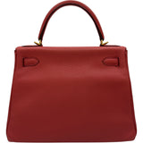 エルメス HERMES ケリー28 内縫い X刻 ブーゲンビリア ゴールド金具 トリヨン レディース ショルダーバッグ