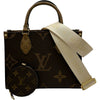 ルイ・ヴィトン LOUIS VUITTON オンザゴーPM M46373 ブラウン モノグラム/リバース レディース ハンドバッグ
