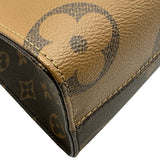 ルイ・ヴィトン LOUIS VUITTON オンザゴーPM M46373 ブラウン モノグラム/リバース レディース ハンドバッグ