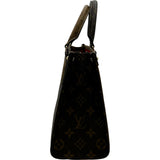 ルイ・ヴィトン LOUIS VUITTON オンザゴーPM M46373 ブラウン モノグラム/リバース レディース ハンドバッグ