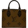 ルイ・ヴィトン LOUIS VUITTON オンザゴーPM M46373 ブラウン モノグラム/リバース レディース ハンドバッグ