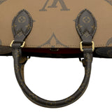 ルイ・ヴィトン LOUIS VUITTON オンザゴーPM M46373 ブラウン モノグラム/リバース レディース ハンドバッグ