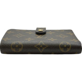 ルイ・ヴィトン LOUIS VUITTON ポルトフォイユ・ヴィエノワ M61674 ブラウン モノグラム レディース 二つ折り財布