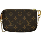 ルイ・ヴィトン LOUIS VUITTON ミニ・ポシェット・アクセソワール M58009 ブラウン モノグラム レディース ポーチ