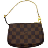 ルイ・ヴィトン LOUIS VUITTON ミニ・ポシェット・アクセソワール N58009 ブラウン ダミエ レディース ポーチ