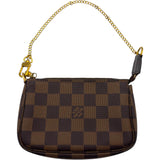 ルイ・ヴィトン LOUIS VUITTON ミニ・ポシェット・アクセソワール N58009 ブラウン ダミエ レディース ポーチ