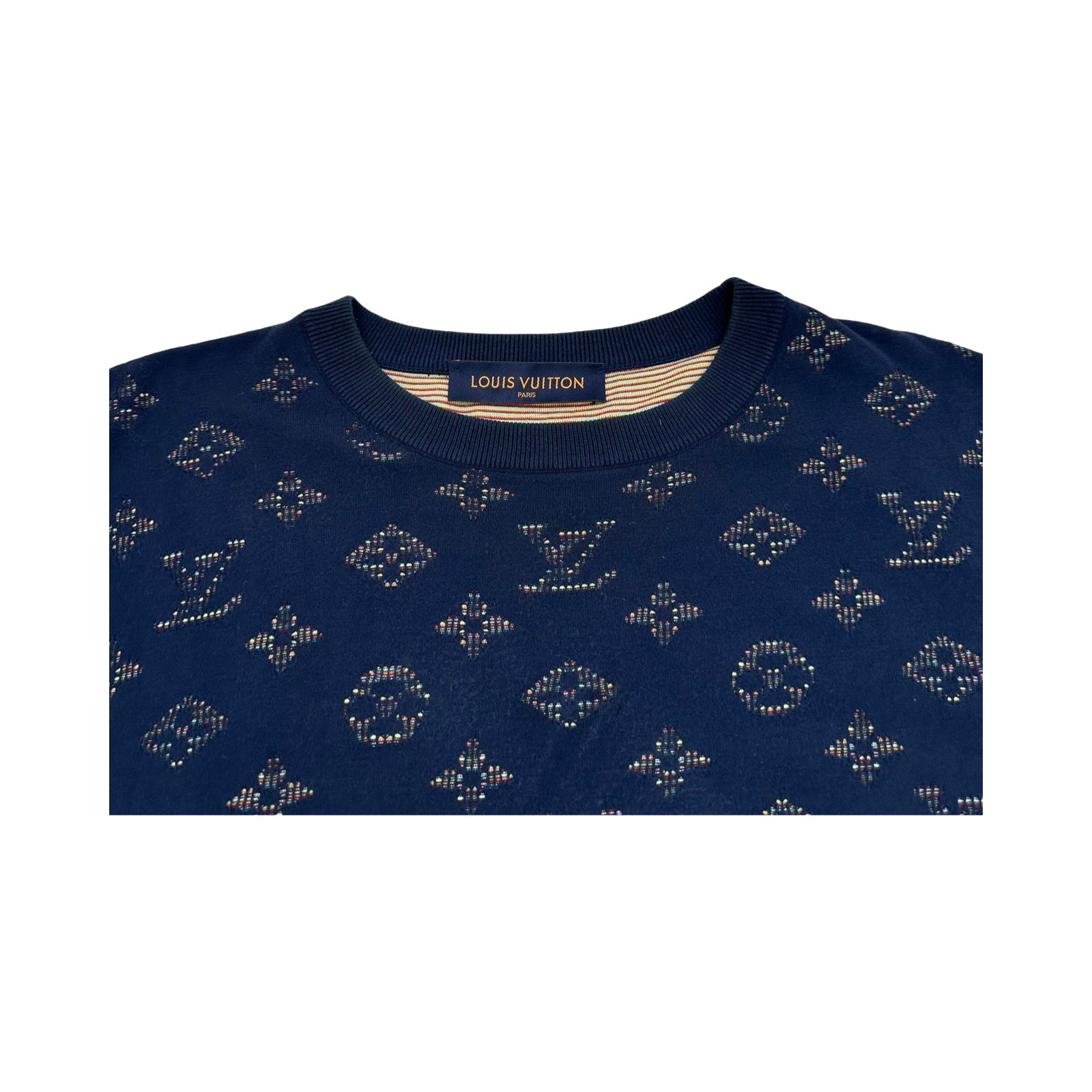 ルイ・ヴィトン LOUIS VUITTON ドロップニードルモノグラムニット