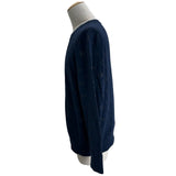 ルイ・ヴィトン LOUIS VUITTON ドロップニードルモノグラムニットセーター HIN44W ネイビー コットン メンズ セーター