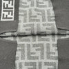 フェンディ FENDI FF総柄ニットセーター F2Y703 グレー レーヨン レディース セーター
