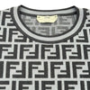 フェンディ FENDI FF総柄ニットセーター F2Y703 グレー レーヨン レディース セーター