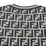 フェンディ FENDI FF総柄ニットセーター F2Y703 グレー レーヨン レディース セーター