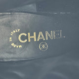 シャネル CHANEL パールココマークショートブーツ G31996 ブラック レザー レディース ブーツ