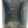 シャネル CHANEL パールココマークショートブーツ G31996 ブラック レザー レディース ブーツ