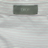 クリスチャン・ディオール Christian Dior ロゴ刺繍ルーズシルエットシャツ 243C551A5658 ピンク コットン メンズ 長袖シャツ