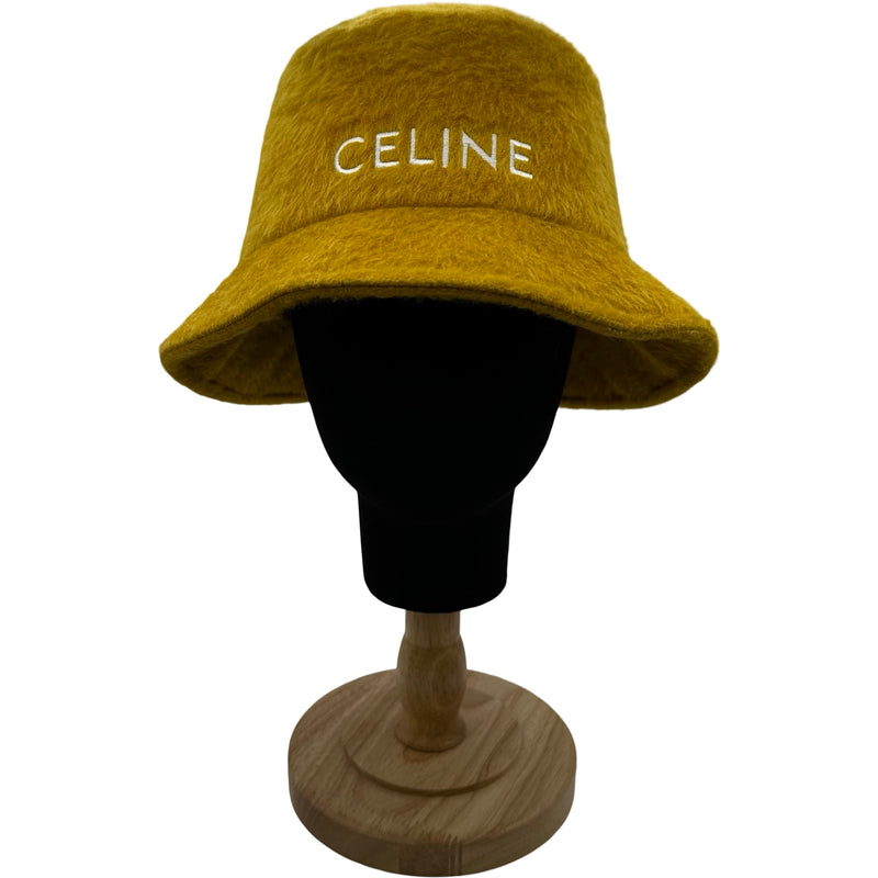 セリーヌ CELINE フロントロゴバケットハット 2AUO9925R イエロー