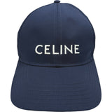 セリーヌ CELINE フロントロゴ ベースボールキャップ 2AUA1242N ネイビー ポリエステル メンズ その他ファッション雑貨