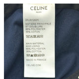 セリーヌ CELINE フロントロゴ ベースボールキャップ 2AUA1242N ネイビー ポリエステル メンズ その他ファッション雑貨