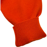 エルメス HERMES アイスクリームロングニットパーカー 4E2628DB オレンジ カシミヤ レディース ニット