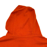エルメス HERMES アイスクリームロングニットパーカー 4E2628DB オレンジ カシミヤ レディース ニット