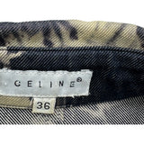 セリーヌ CELINE タイダイ柄デニムジャケット 1508T ネイビー コットン レディース デニムジャケット