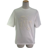 エルメス HERMES 3Dロゴ 半袖Tシャツ ホワイト コットン メンズ 半袖Ｔシャツ
