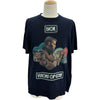 クリスチャン・ディオール Christian Dior ×JACK KEROUAC ロゴ半袖ニットシャツ 293M652AT442 ネイビー コットン メンズ 半袖Ｔシャツ