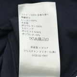 クリスチャン・ディオール Christian Dior ×JACK KEROUAC ロゴ半袖ニットシャツ 293M652AT442 ネイビー コットン メンズ 半袖Ｔシャツ