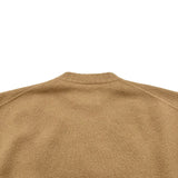 ジルサンダー JIL SANDER サイドスリットウールニットセーター J21GP0003 キャメル ウール メンズ セーター