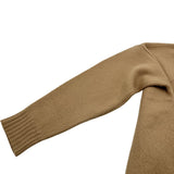 ジルサンダー JIL SANDER サイドスリットウールニットセーター J21GP0003 キャメル ウール メンズ セーター