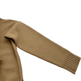 ジルサンダー JIL SANDER サイドスリットウールニットセーター J21GP0003 キャメル ウール メンズ セーター
