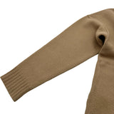 ジルサンダー JIL SANDER サイドスリットウールニットセーター J21GP0003 キャメル ウール メンズ セーター