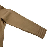 ジルサンダー JIL SANDER サイドスリットウールニットセーター J21GP0003 キャメル ウール メンズ セーター