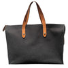 エルメス HERMES カバスミラ □K刻印 ブラック/ゴールド金具 トワル・レザー レディース トートバッグ