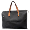 エルメス HERMES カバスミラ □K刻印 ブラック/ゴールド金具 トワル・レザー レディース トートバッグ