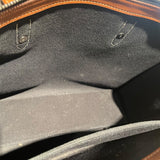 エルメス HERMES カバスミラ □K刻印 ブラック/ゴールド金具 トワル・レザー レディース トートバッグ