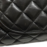 シャネル CHANEL マトラッセ チェーントートバッグ ブラック ゴールド金具 カーフ レディース ショルダーバッグ