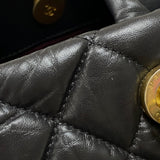 シャネル CHANEL マトラッセ チェーントートバッグ ブラック ゴールド金具 カーフ レディース ショルダーバッグ