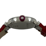 ブルガリ BVLGARI ルチェア LU28S ピンクシェル ステンレススチール クオーツ レディース 腕時計