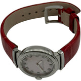 ブルガリ BVLGARI ルチェア LU28S ピンクシェル ステンレススチール クオーツ レディース 腕時計