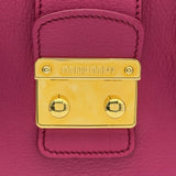 ミュウミュウ miu miu マドラス2WAY RN0799 ピンク ゴールド金具 マドラスレザー レディース ショルダーバッグ
