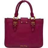 ミュウミュウ miu miu マドラス2WAY RN0799 ピンク ゴールド金具 マドラスレザー レディース ショルダーバッグ