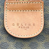 セリーヌ CELINE マカダム柄 ボストンバッグ ブラウン ゴールド金具 PVC レディース ボストンバッグ
